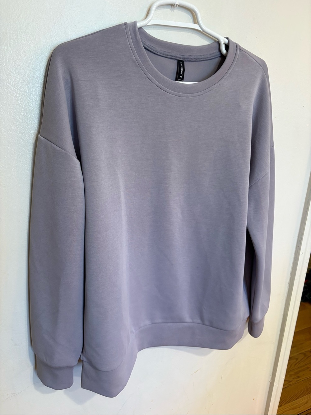 LAZYPANTS Lavender Purple Crewneck Sweatshirt ultra soft size medium